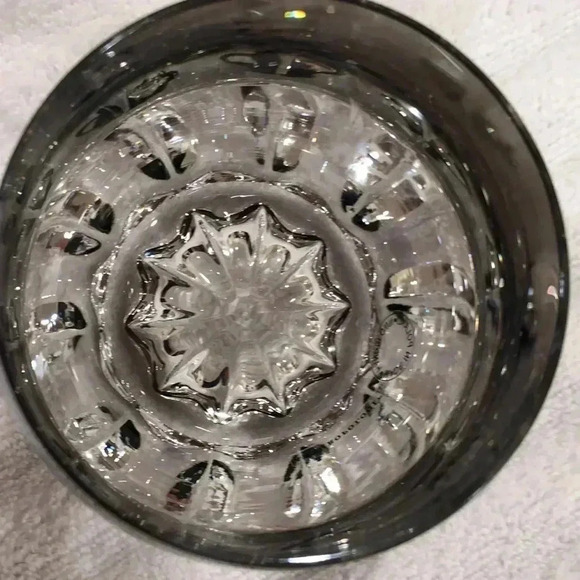 Anthropologie set of three hand blown glasses. 3-1/8” rim and 3-5/8” tall. - Picture 6 of 7